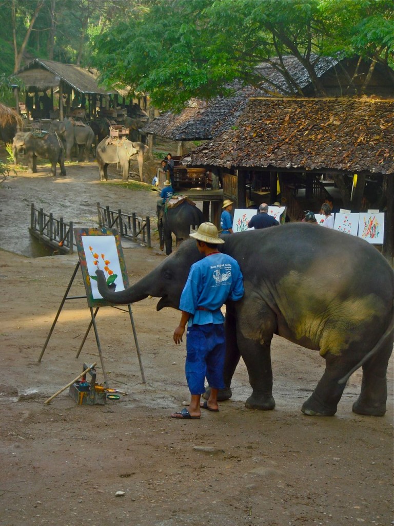 Elephant painting