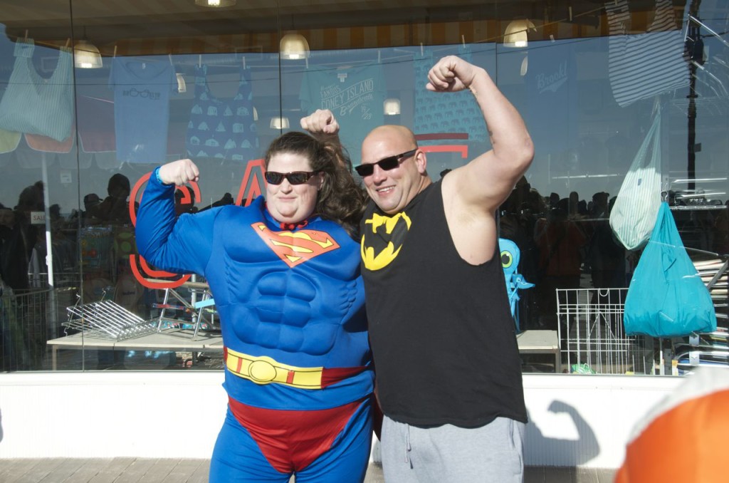 super woman and bat man