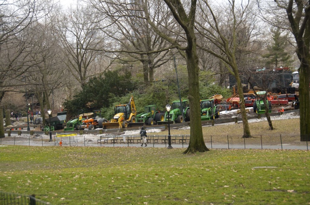 TRUCKS AT REST OR AT READY