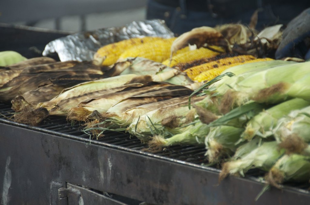 roasted ears of corn