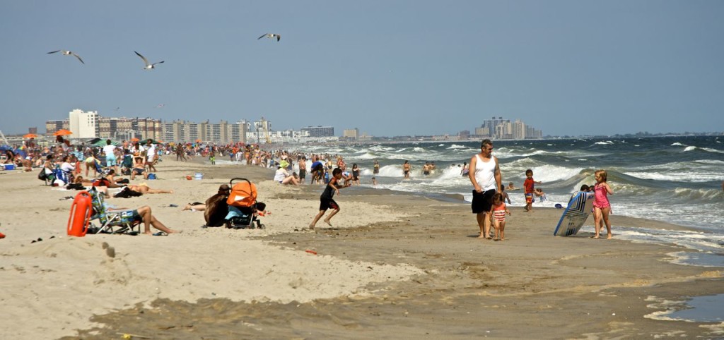 beach scene