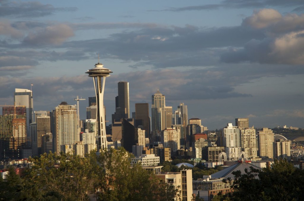 Seattle at sunset