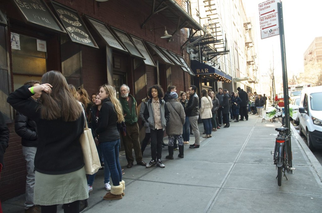 STANDING IN LINE