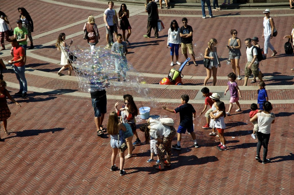 bubble man