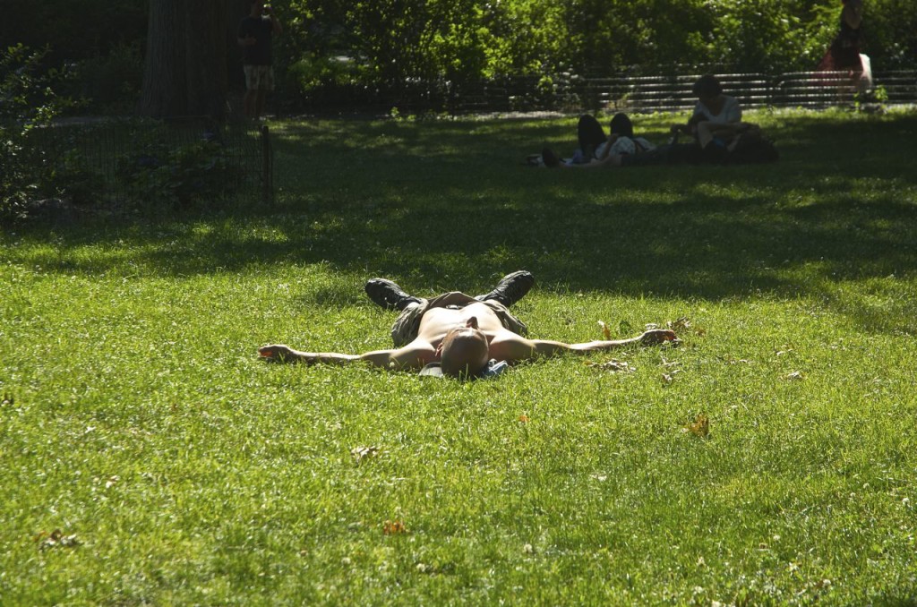 sun worshiping